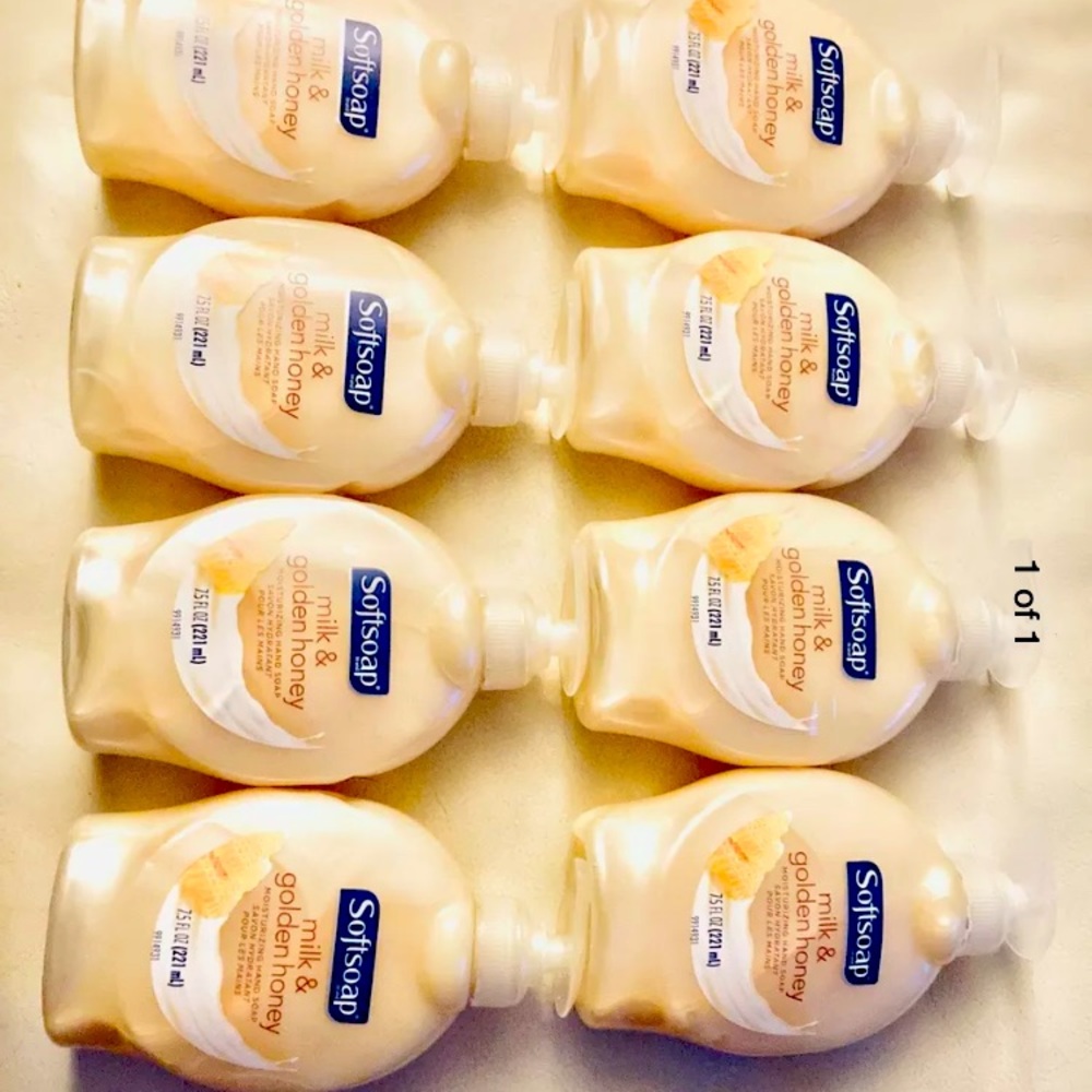 Softsoap Milk & Golden Honey Handsoap Lot of 8